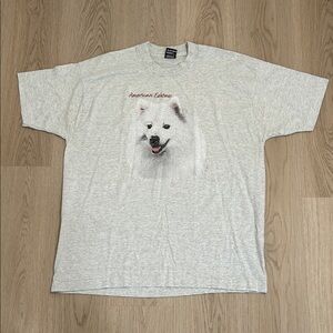 Vintage Fruit of the loom BEST American Eskimo single stitch T-Shirt size XL